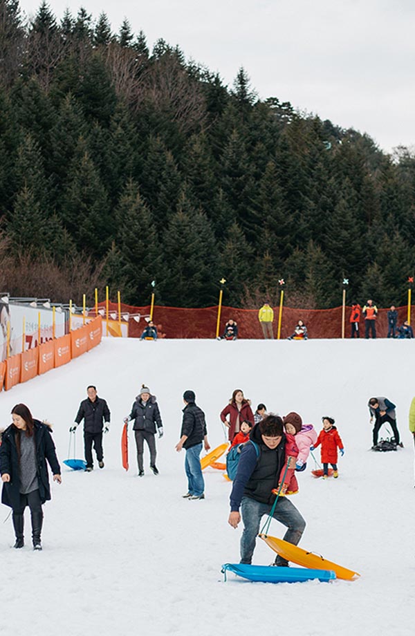 Du lịch Hàn Quốc : Seoul - Lotte World - trải nghiệm trượt tuyết Elysian - Chuyện Tình Mùa Đông