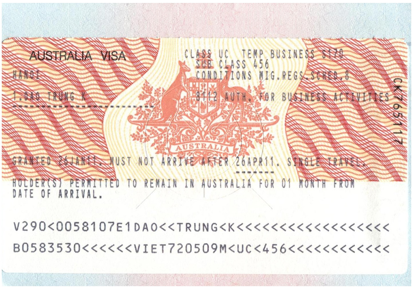 Dịch vụ Visa Úc